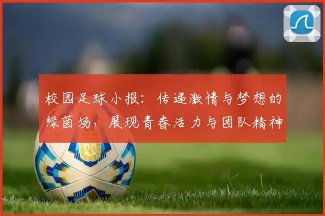 校园足球小报：传递激情与梦想的绿茵场，展现青春活力与团队精神的精彩瞬间